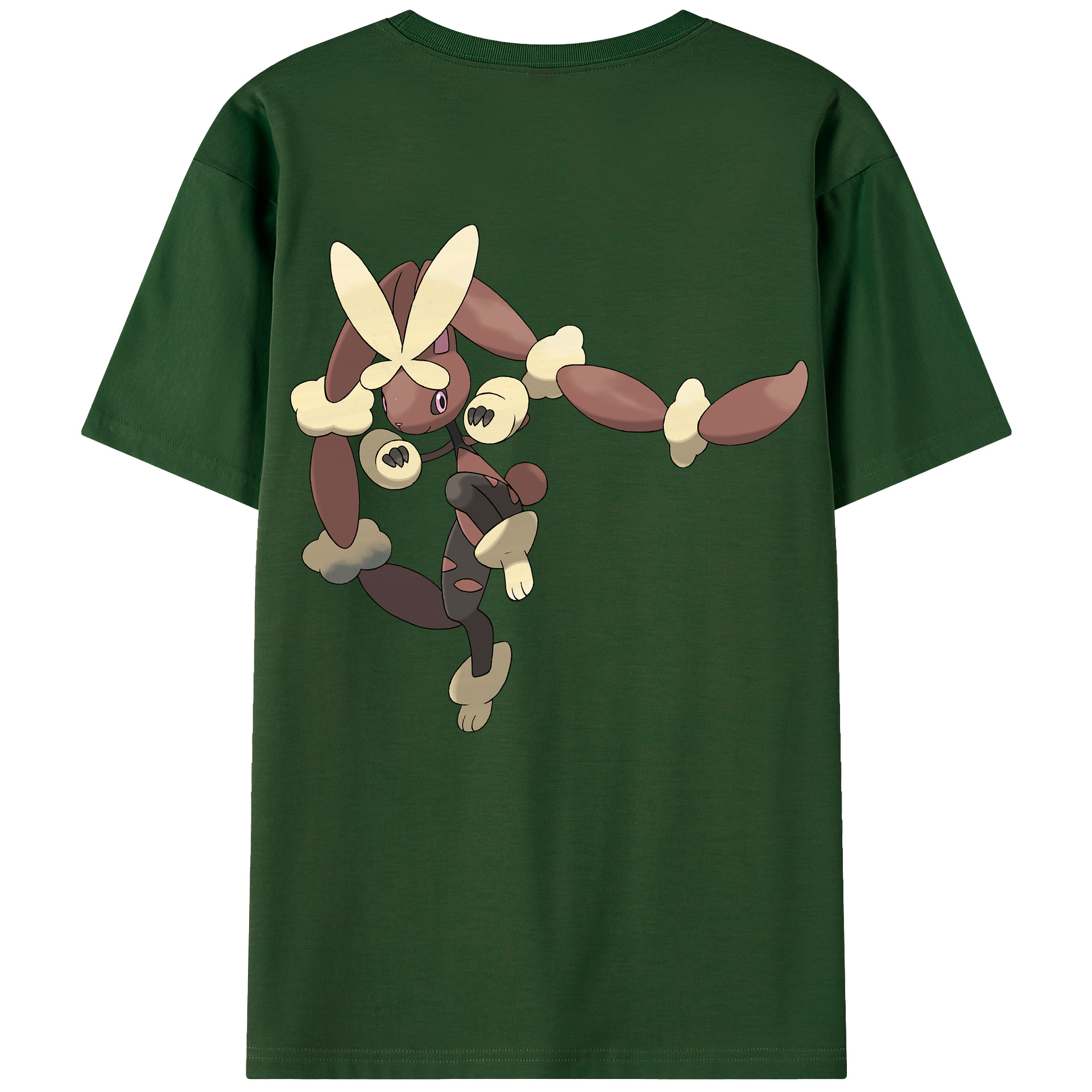 （画像用） ポケットモンスター Pokémon 綿100％半袖Tシャツ（背面プリント）